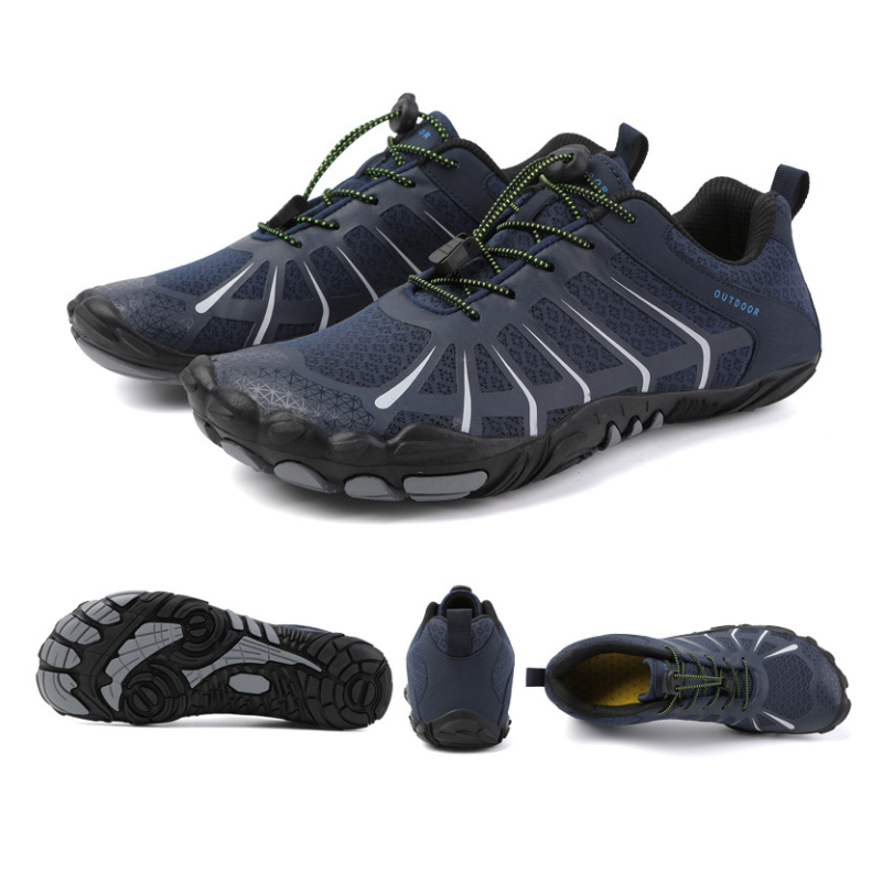 ERTA Buty damskie barefoot trail oddychające buty sportowe granatowe