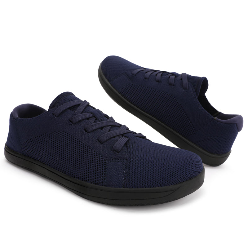 KIVA Buty męskie barefoot klasyczne i komfortowe sneakersy granatowe