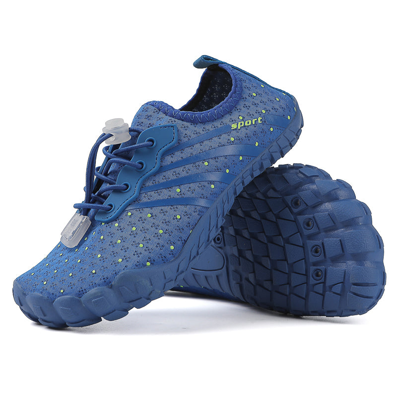 LUMO Buty dziecięce barefoot do chodzenia boso niebieskie