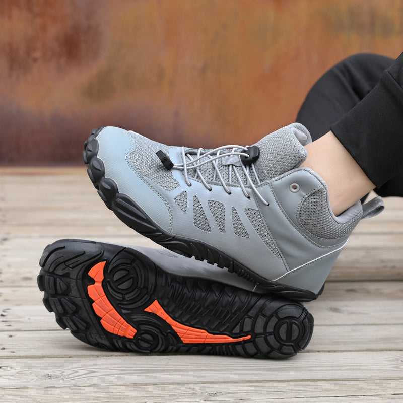 SOLI Buty męskie barefoot klasyczne i komfortowe sneakersy szare