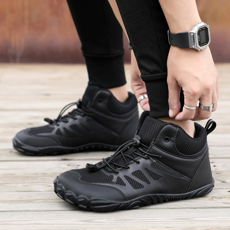 SOLI Buty męskie barefoot klasyczne i komfortowe sneakersy czarne