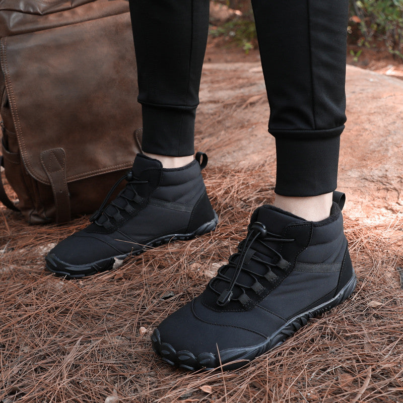 SANO Buty męskie barefoot trail i trekking sportowe buty do chodzenia boso czarne