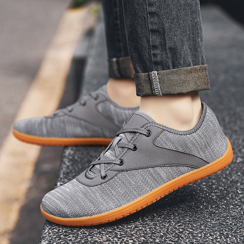 RAVO Buty damskie barefoot elastyczne trampki do chodzenia boso ciemnoszare