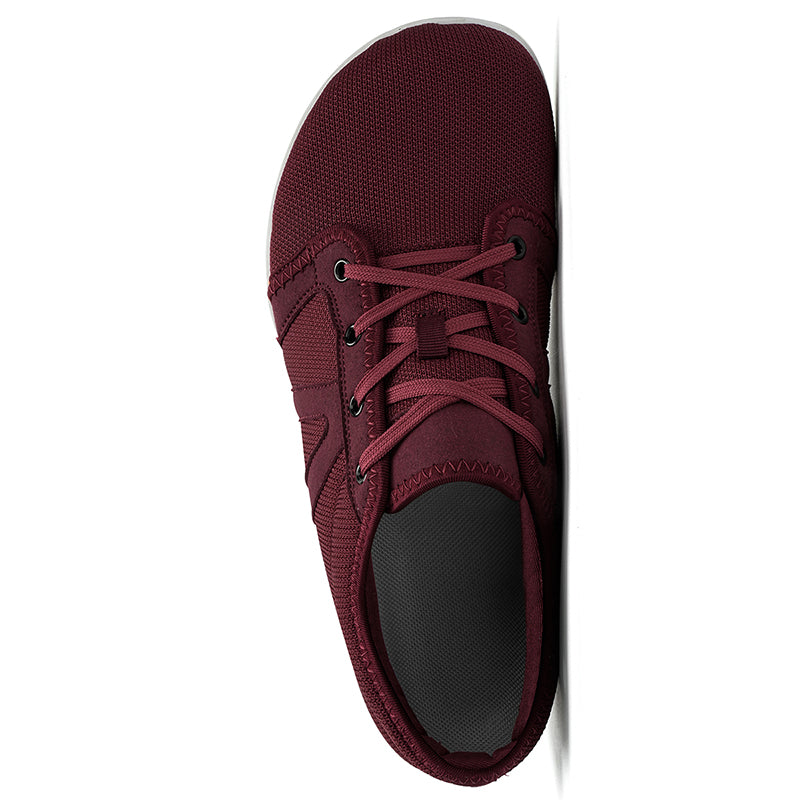LUMA Buty damskie barefoot elastyczne trampki do chodzenia boso sneakers czerwone