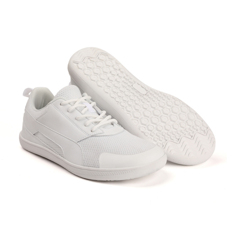 TERRA Buty damskie barefoot klasyczne i komfortowe do chodzenia boso sneakers białe