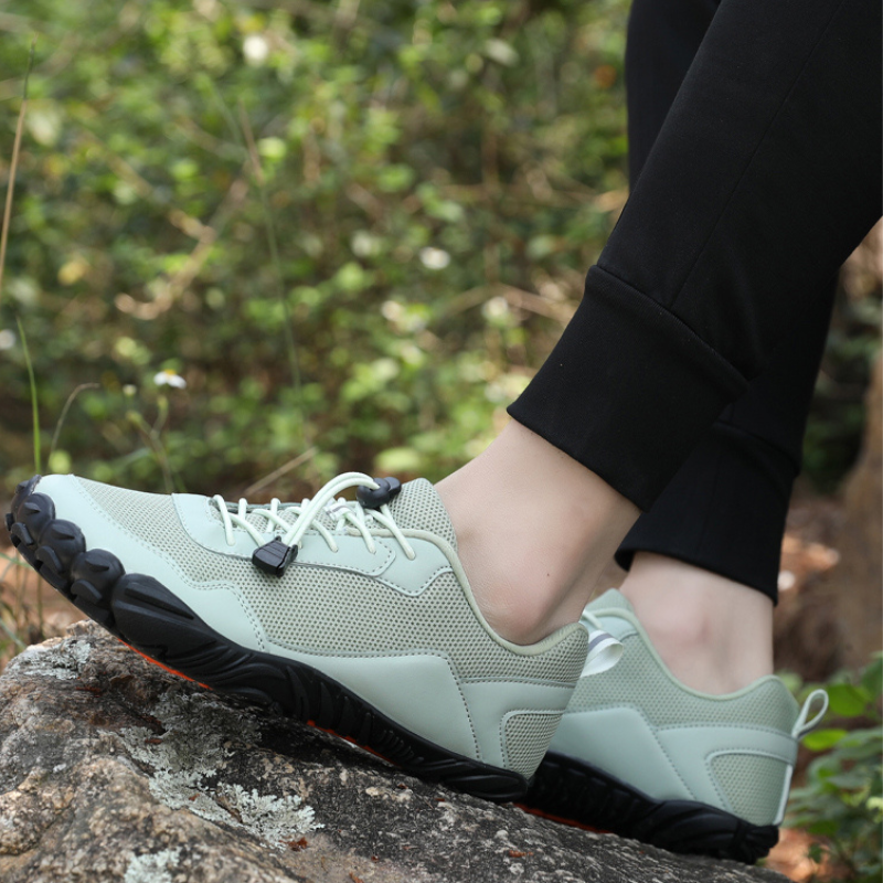 VENA Buty damskie barefoot trail i trekking sportowe buty do chodzenia boso jasnozielone