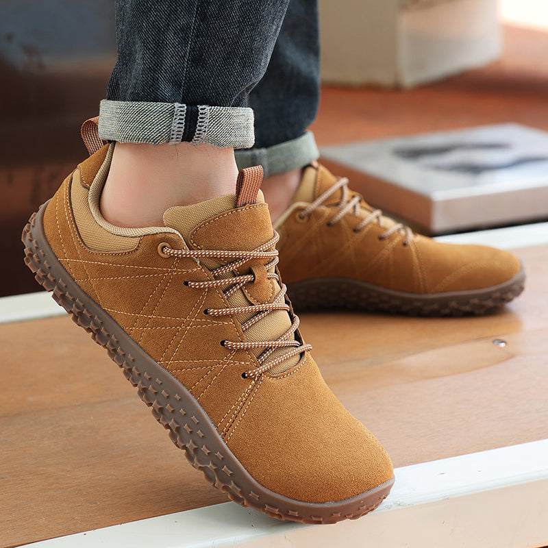 SILA Buty męskie sportowe barefoot sneakersy brązowe