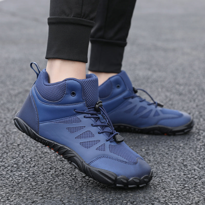 SOLI Buty damskie barefoot klasyczne i komfortowe sneakersy granatowe