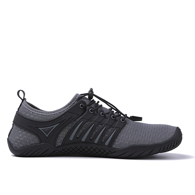 LEVIA Buty damskie trailowe barefoot do chodzenia boso szare
