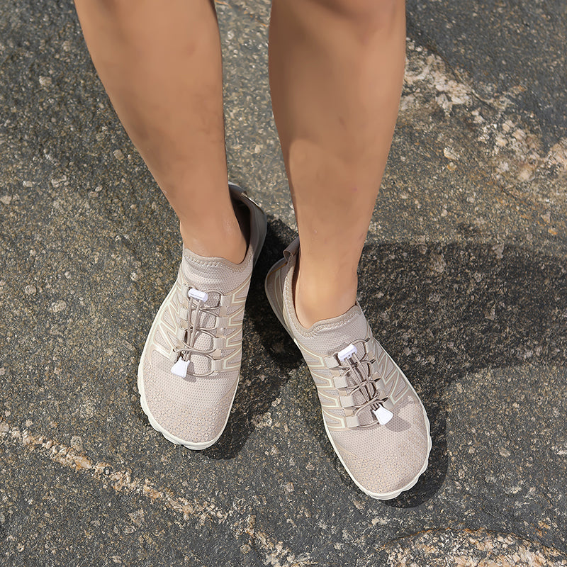 GAIA Buty damskie barefoot trail sportowe buty do chodzenia boso beżowe