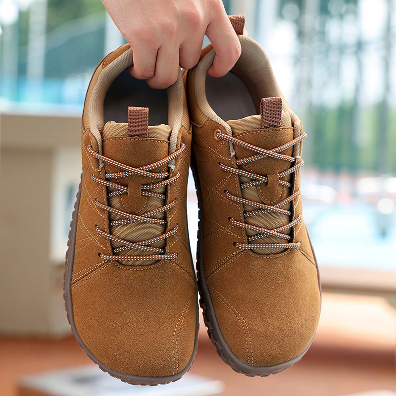 SILA Buty męskie sportowe barefoot sneakersy brązowe