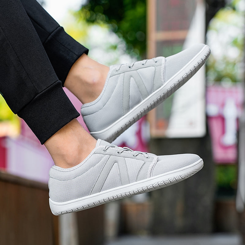 LUMA Buty damskie barefoot elastyczne trampki do chodzenia boso sneakers szare