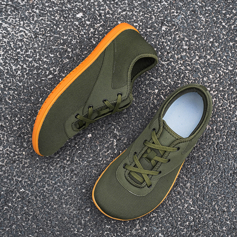 RAVO Buty męskie barefoot elastyczne trampki do chodzenia boso khaki