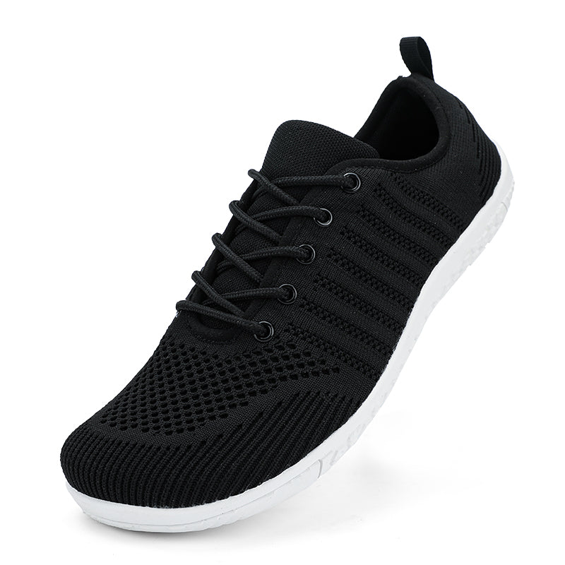AERA Buty damskie barefoot klasyczne i komfortowe sneakersy czarne