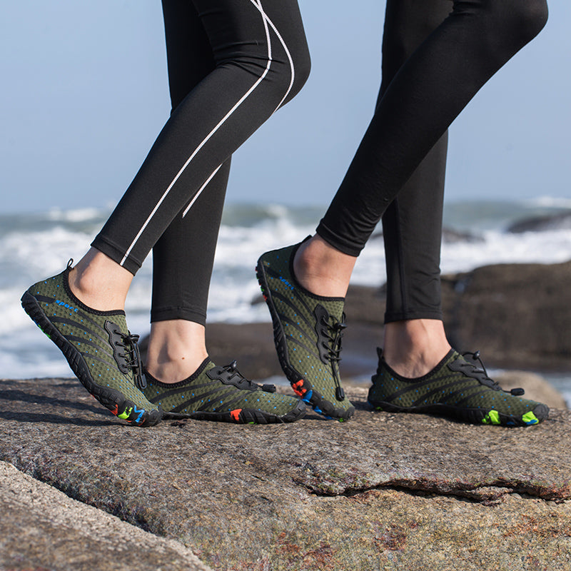 SAVA Buty męskie trailowe barefoot do chodzenia boso zielone