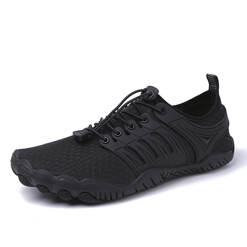 LEVIA Buty damskie trailowe barefoot do chodzenia boso czarne
