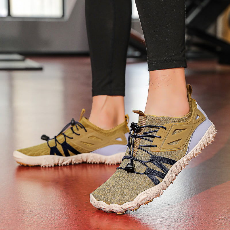 MIVA Buty męskie barefoot trail i trekking sportowe buty do chodzenia boso beżowe