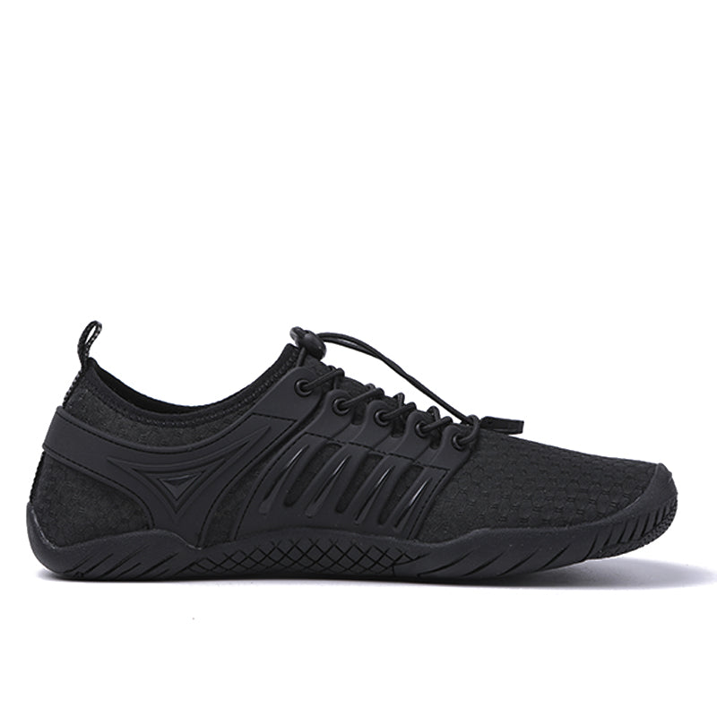 LEVIA Buty damskie trailowe barefoot do chodzenia boso czarne