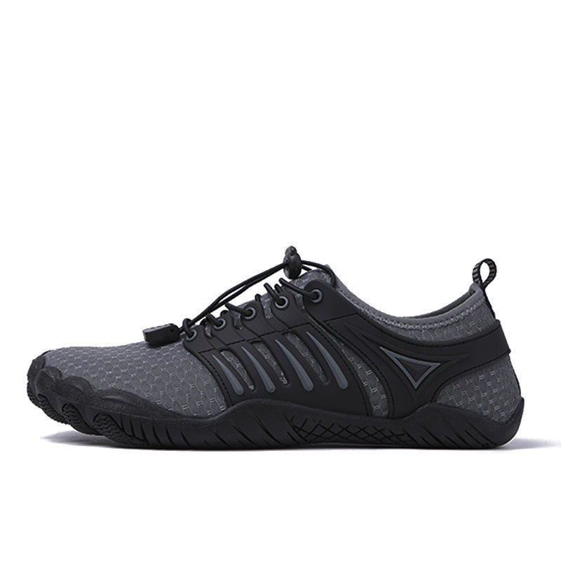 LEVIA Buty damskie trailowe barefoot do chodzenia boso szare