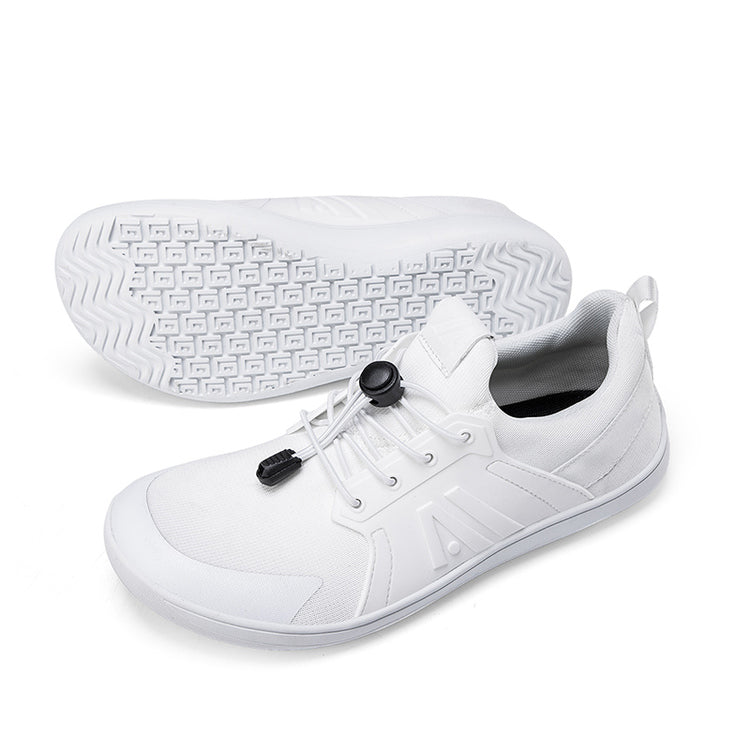 ROOTO Buty męskie barefoot szerokie w palcach białe