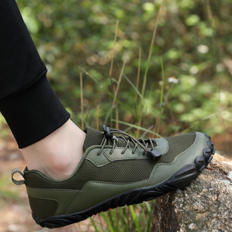 VENA Buty męskie barefoot trail i trekking sportowe buty do chodzenia boso zielone