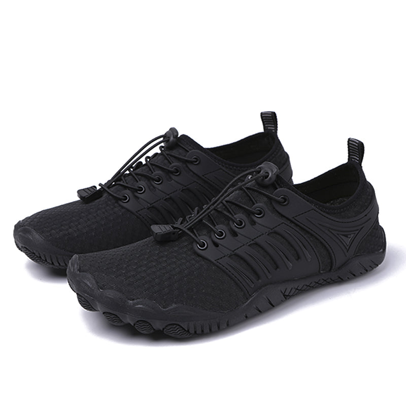 LEVIA Buty damskie trailowe barefoot do chodzenia boso czarne