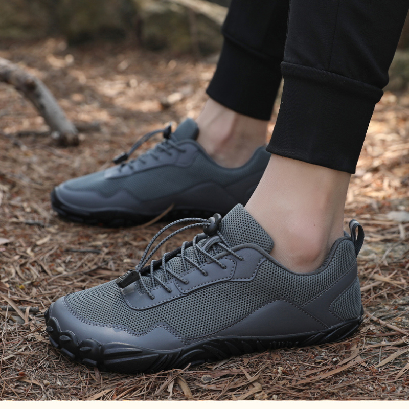 VENA Buty męskie barefoot trail i trekking sportowe buty do chodzenia boso szare