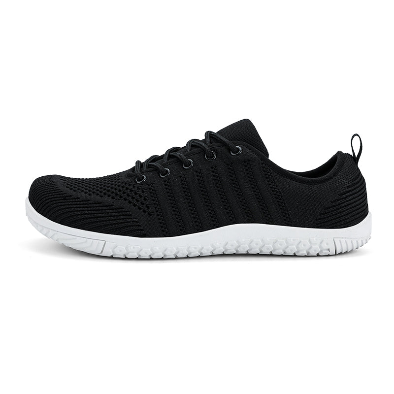 AERA Buty damskie barefoot klasyczne i komfortowe sneakersy czarne