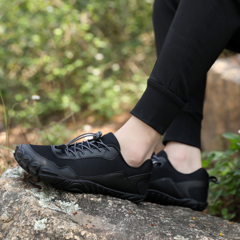 VENA Buty damskie barefoot trail i trekking sportowe buty do chodzenia boso czarne