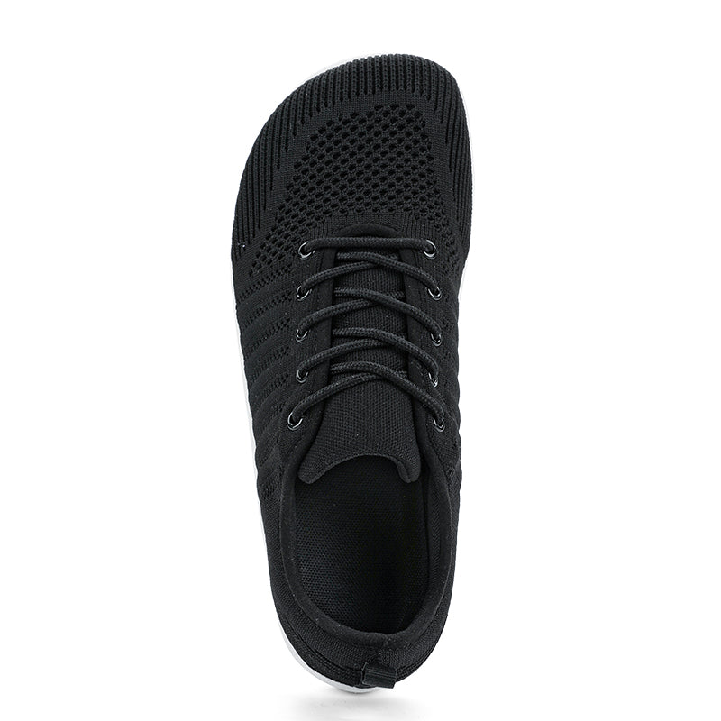 AERA Buty męskie barefoot klasyczne i komfortowe sneakersy czarne