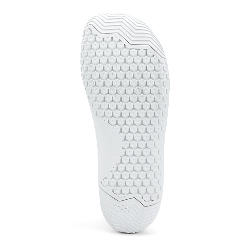 AERA Buty damskie barefoot klasyczne i komfortowe sneakersy białe