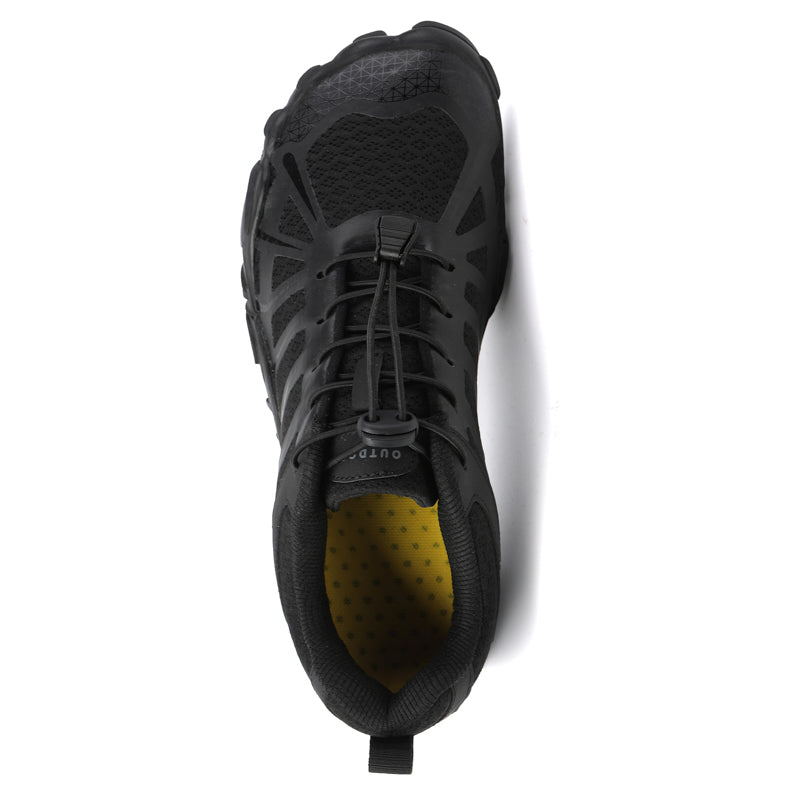 ERTA Buty męskie barefoot trail oddychające buty sportowe czarne