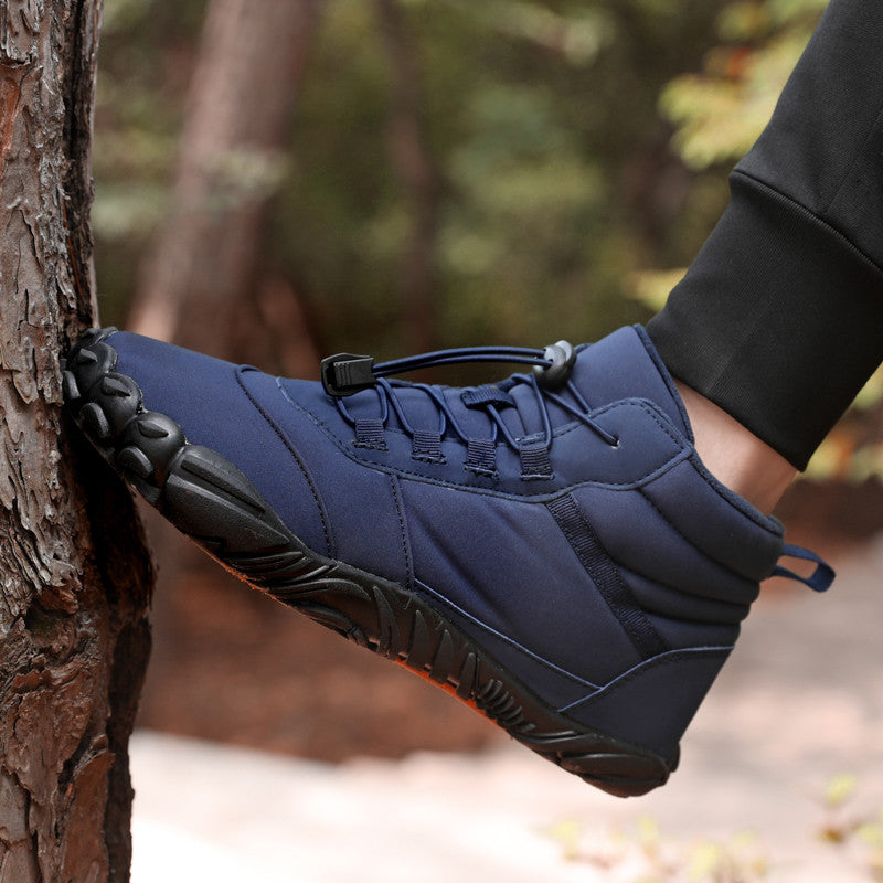 SANO Buty damskie barefoot trail i trekking sportowe buty do chodzenia boso granatowe