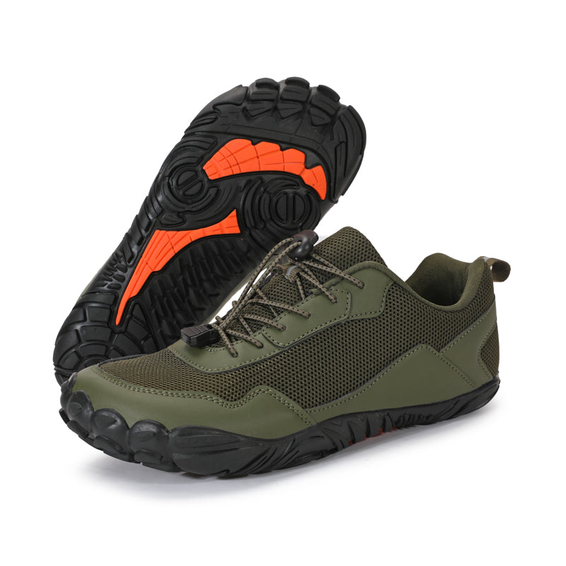 VENA Buty męskie barefoot trail i trekking sportowe buty do chodzenia boso zielone