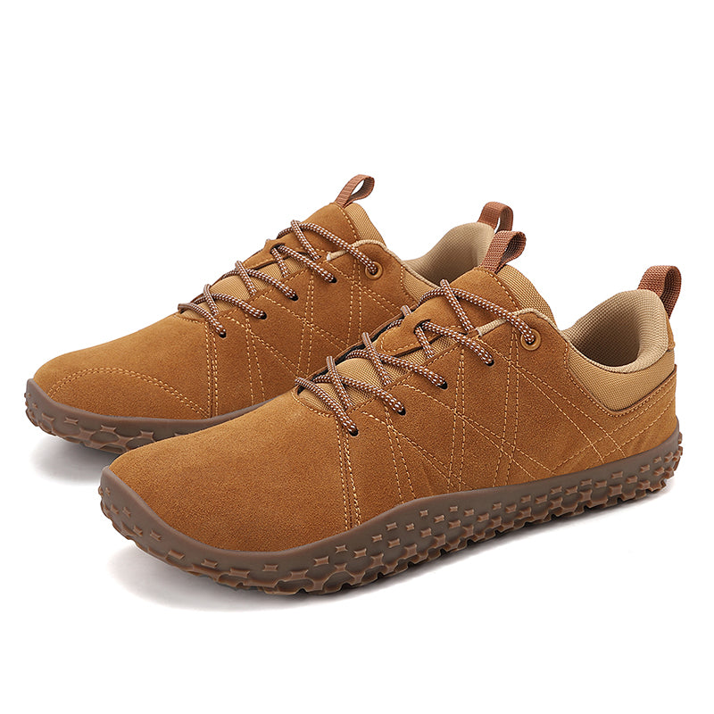 SILA Buty damskie sportowe barefoot sneakersy brązowe