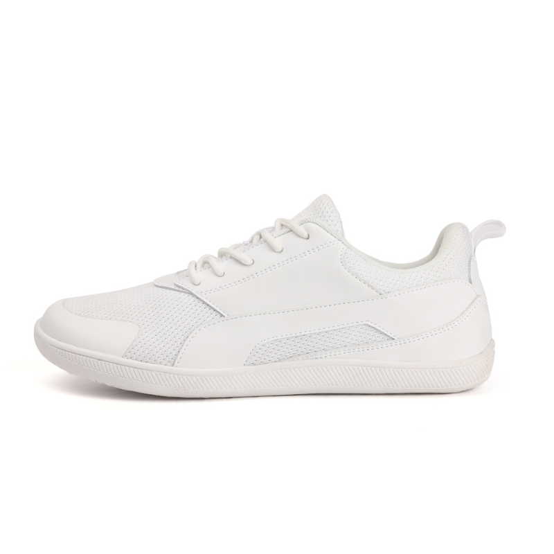 TERRA Buty damskie barefoot klasyczne i komfortowe do chodzenia boso sneakers białe