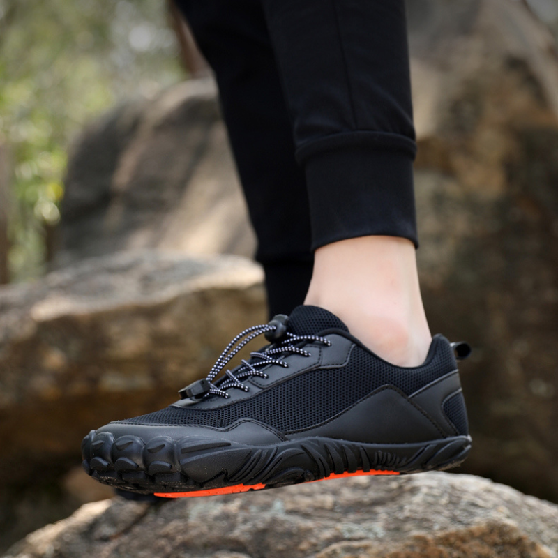 VENA Buty damskie barefoot trail i trekking sportowe buty do chodzenia boso czarne