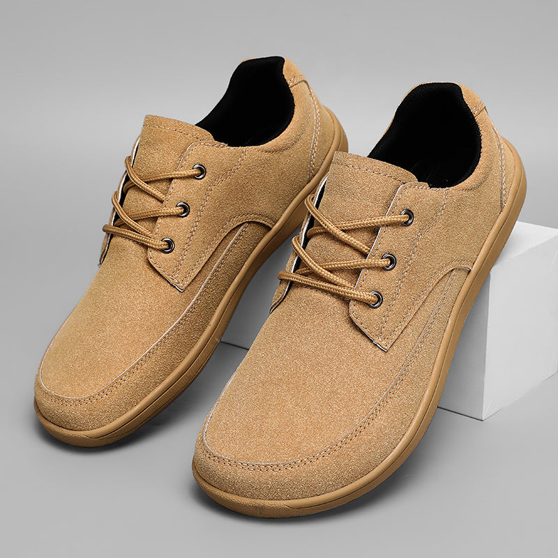 ARVO Półbuty męskie barefoot brązowe