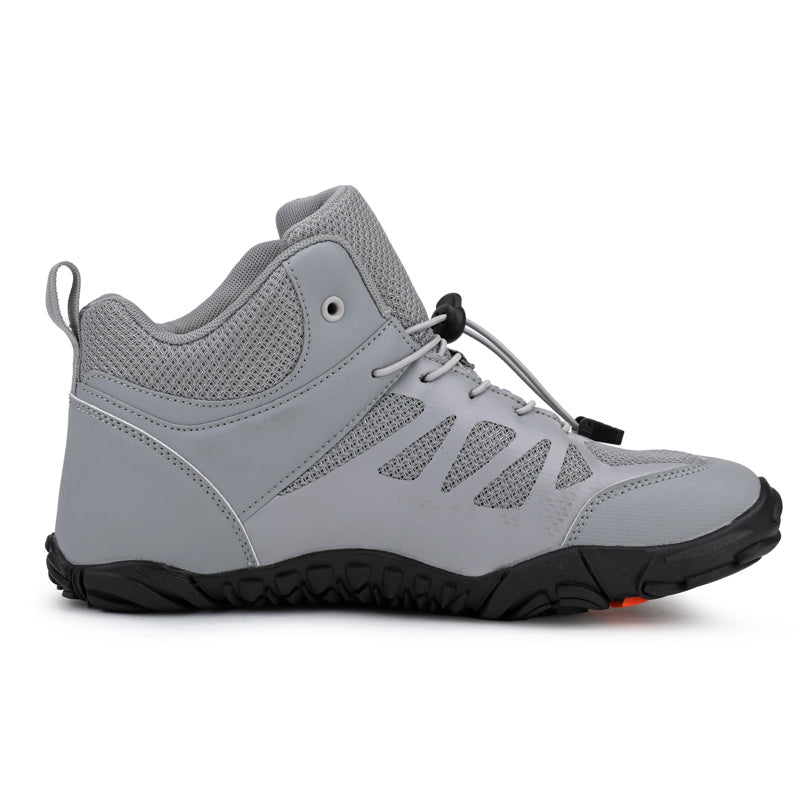SOLI Buty męskie barefoot klasyczne i komfortowe sneakersy szare