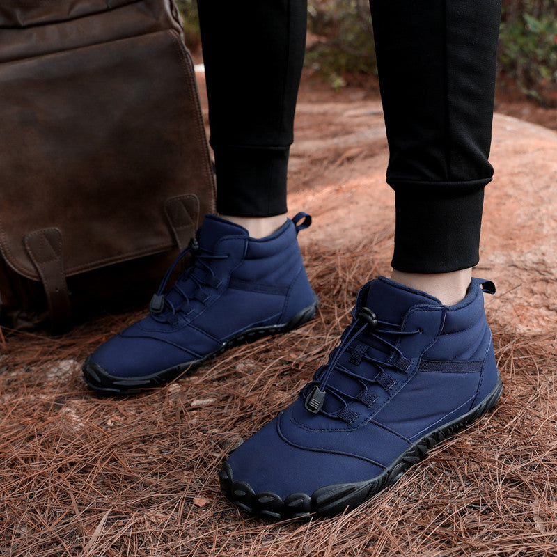 SANO Buty damskie barefoot trail i trekking sportowe buty do chodzenia boso granatowe