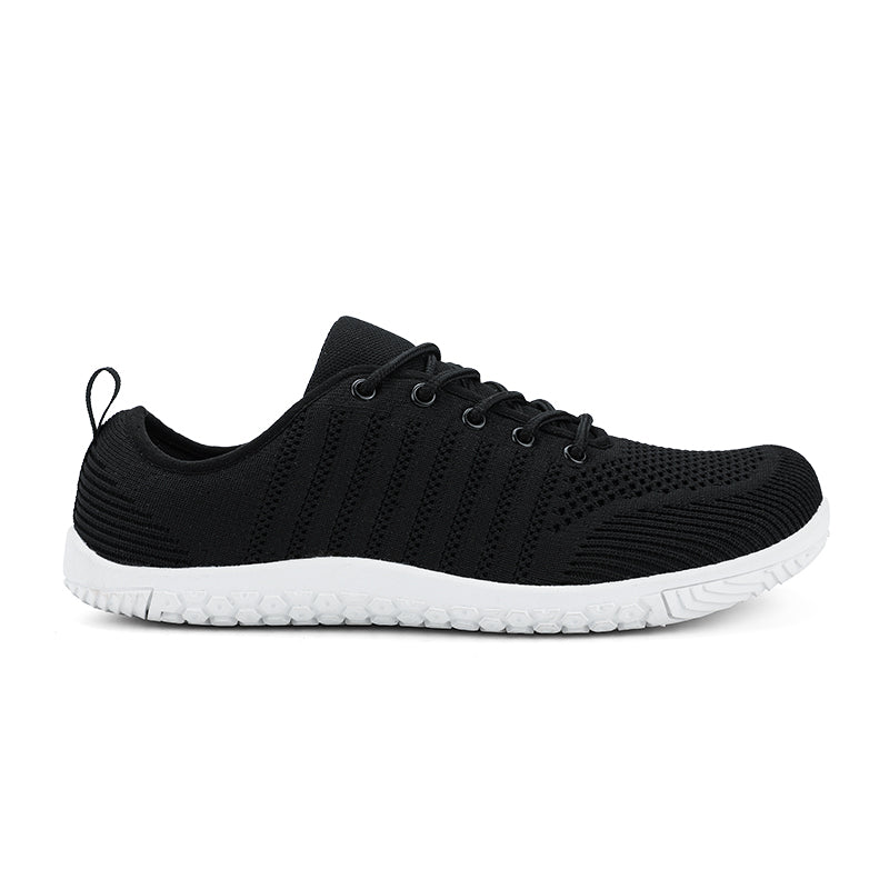 AERA Buty damskie barefoot klasyczne i komfortowe sneakersy czarne