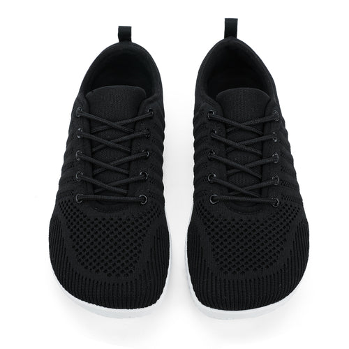 AERA Buty damskie barefoot klasyczne i komfortowe sneakersy czarne