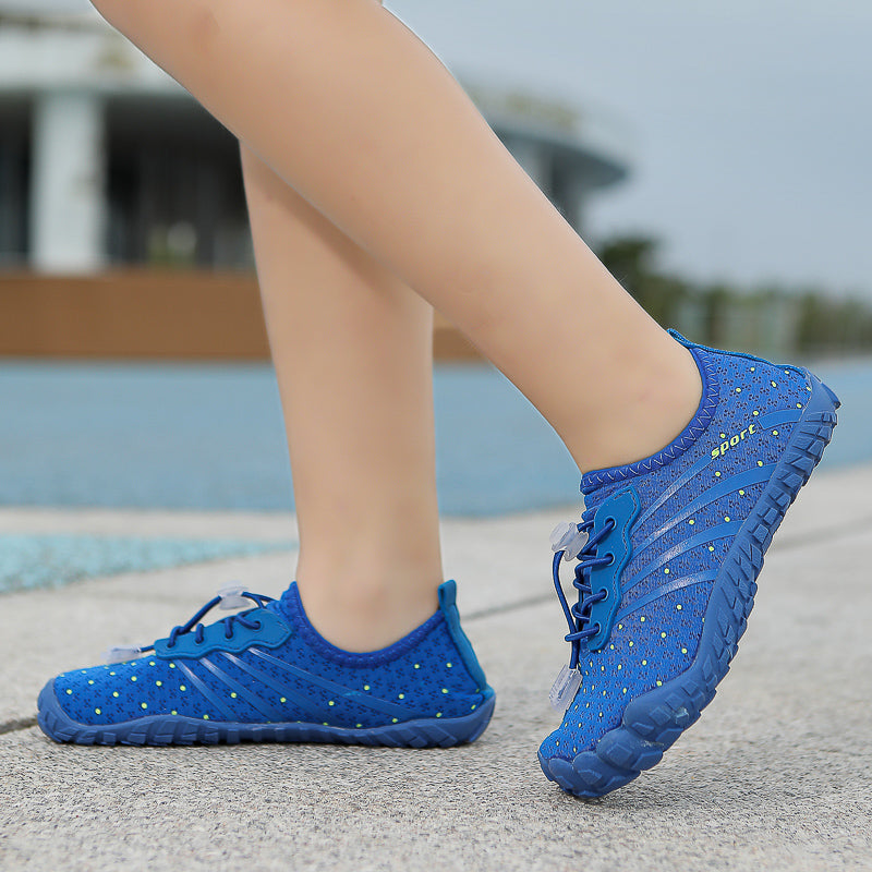 LUMO Buty dziecięce barefoot do chodzenia boso niebieskie