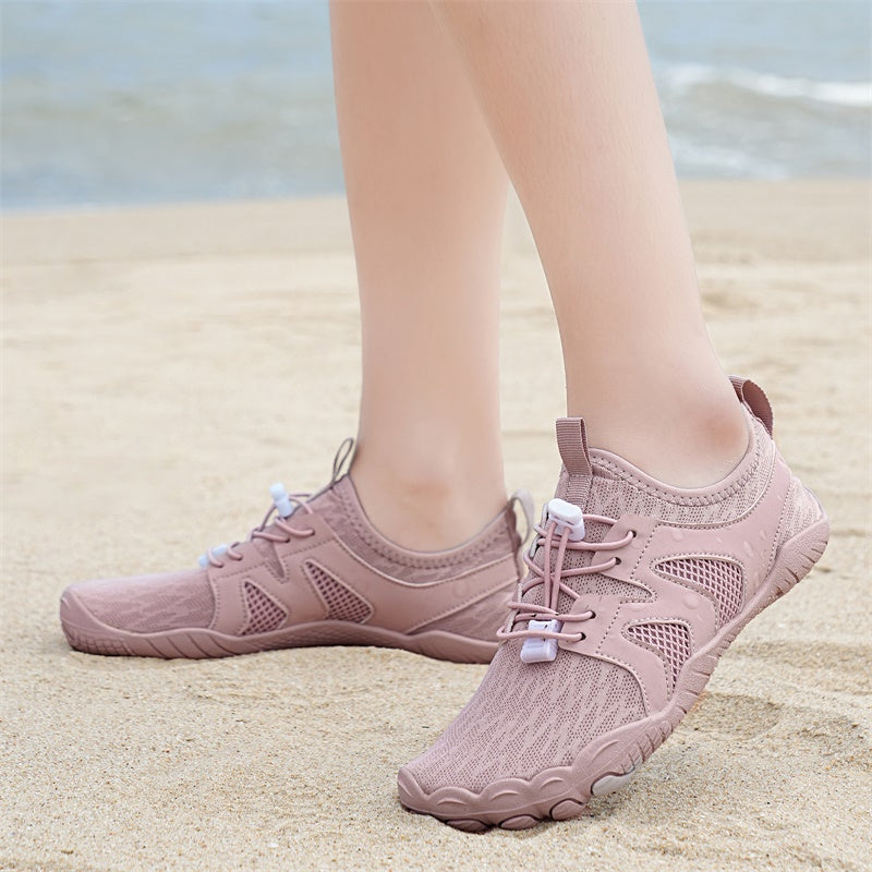 VILO Buty damskie barefoot trail i trekking sportowe buty do chodzenia boso różowe