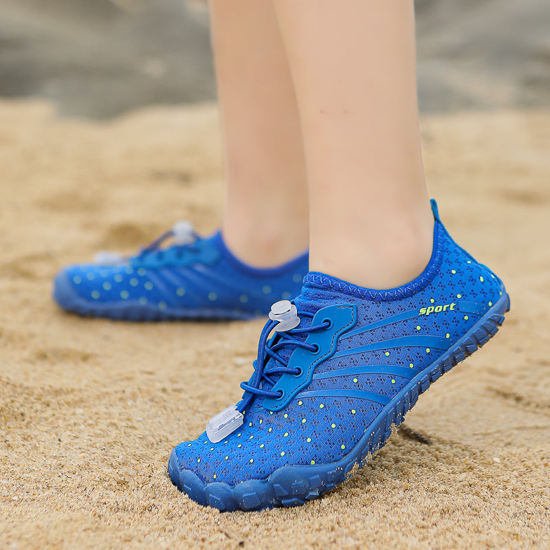 LUMO Buty dziecięce barefoot do chodzenia boso niebieskie