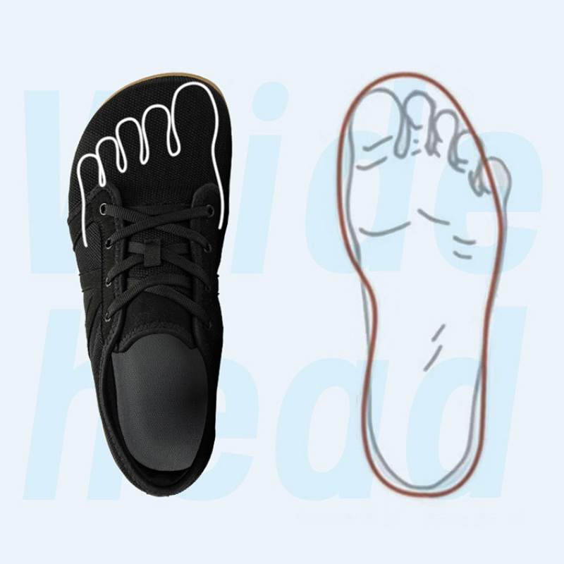 LUMA Buty męskie barefoot elastyczne trampki do chodzenia boso sneakers ciemnoniebieskie