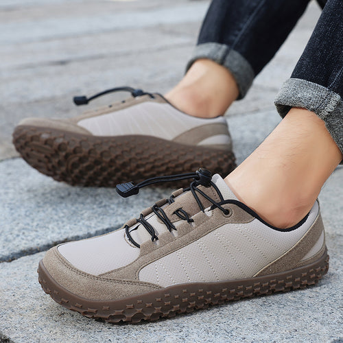 ELVA Buty męskie sportowe barefoot beżowe