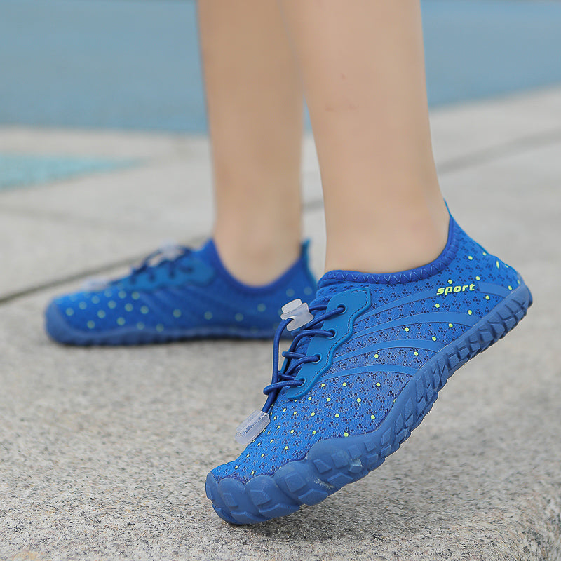 LUMO Buty dziecięce barefoot do chodzenia boso niebieskie