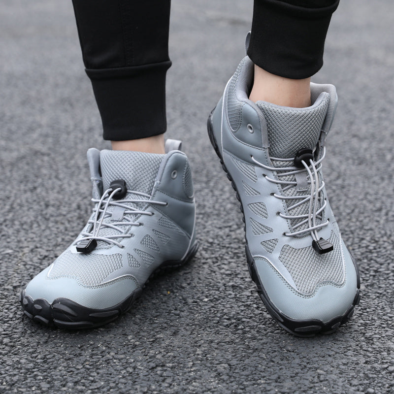 SOLI Buty męskie barefoot klasyczne i komfortowe sneakersy szare
