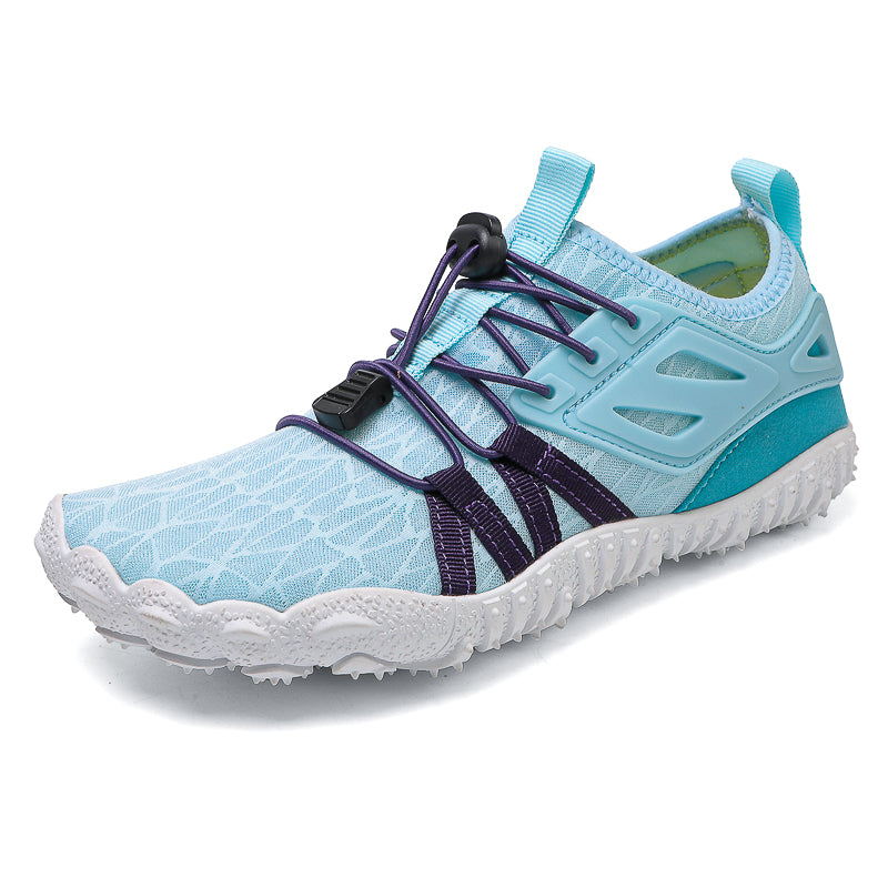 MIVA Buty damskie barefoot trail i trekking sportowe buty do chodzenia boso niebieskie